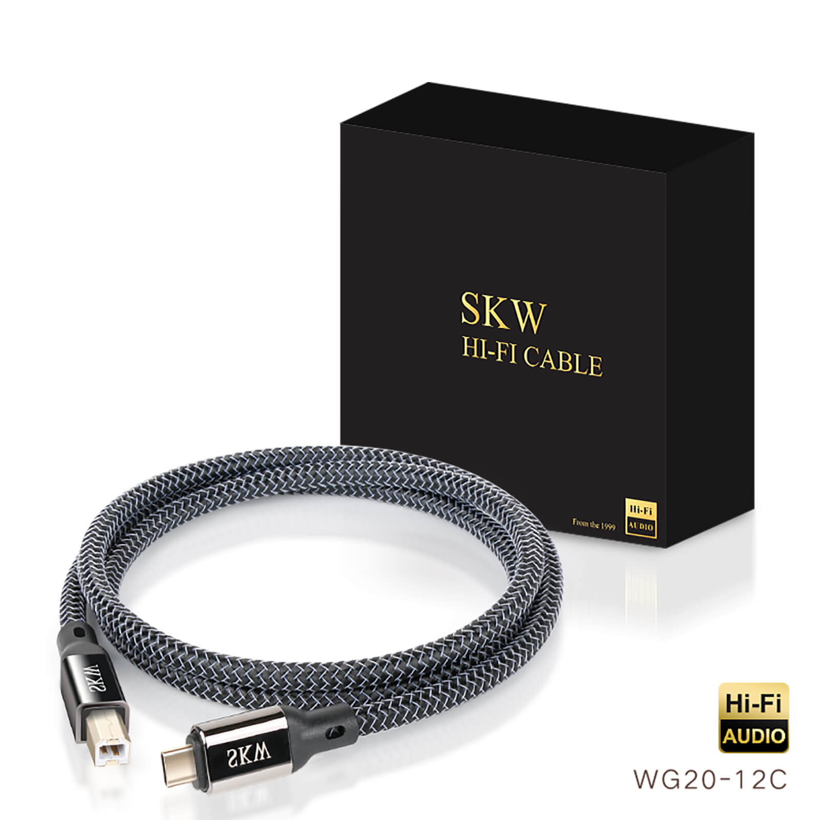 SKW Type-c To USB B Audio Cable HiFiGo 