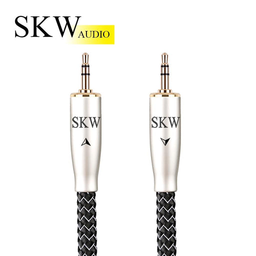SKW WG20-02 Silver Plating On OCC Conductor Audio Cable HiFiGo WG20-02 1.5m 