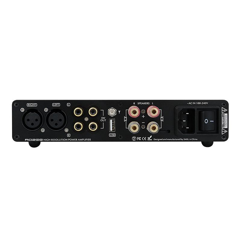 SMSL AO200 Digital Amplifier Bluetooth 5.0 Balanced Input HiFiGo 