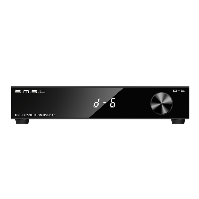 SMSL D-6 High-Resolution USB-C Bluetooth 5.1 Audio DAC — HiFiGo