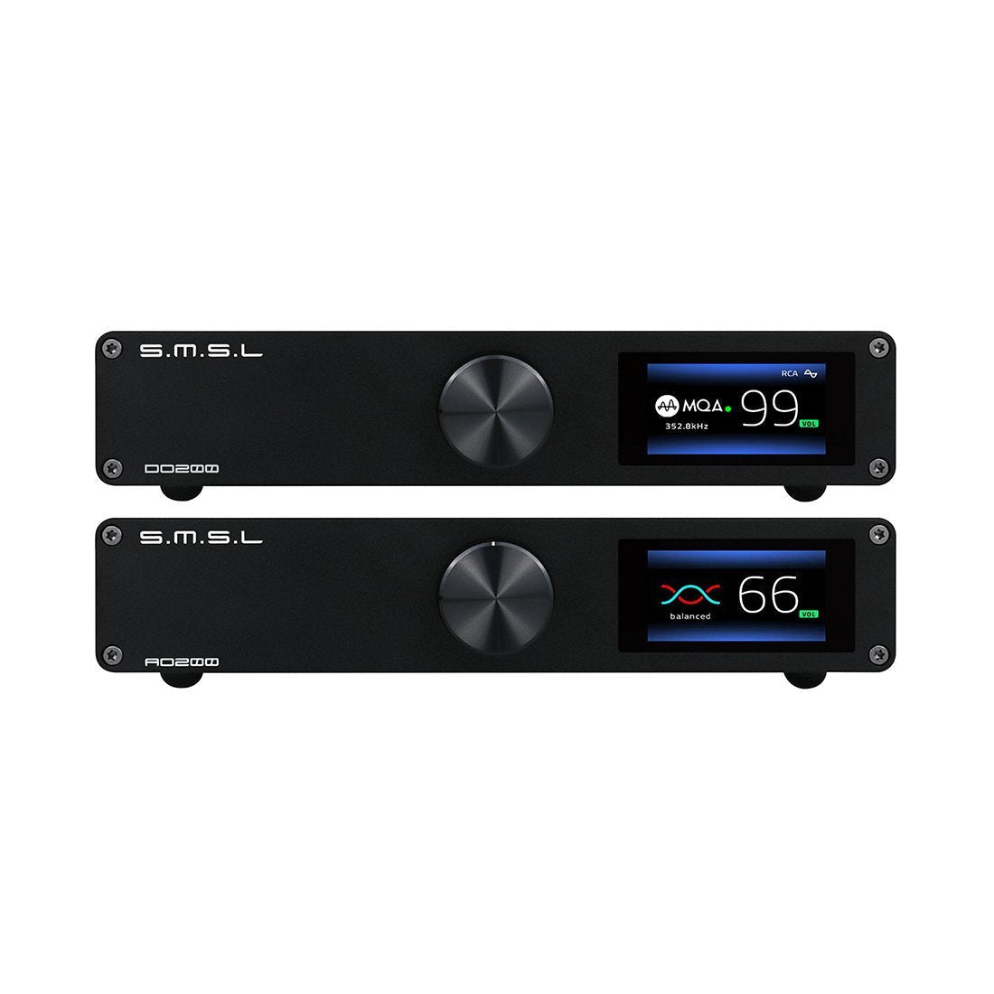 SMSL DO200 MQA DAC + AO200 Digital Power Amplifier + Cables HiFiGo 