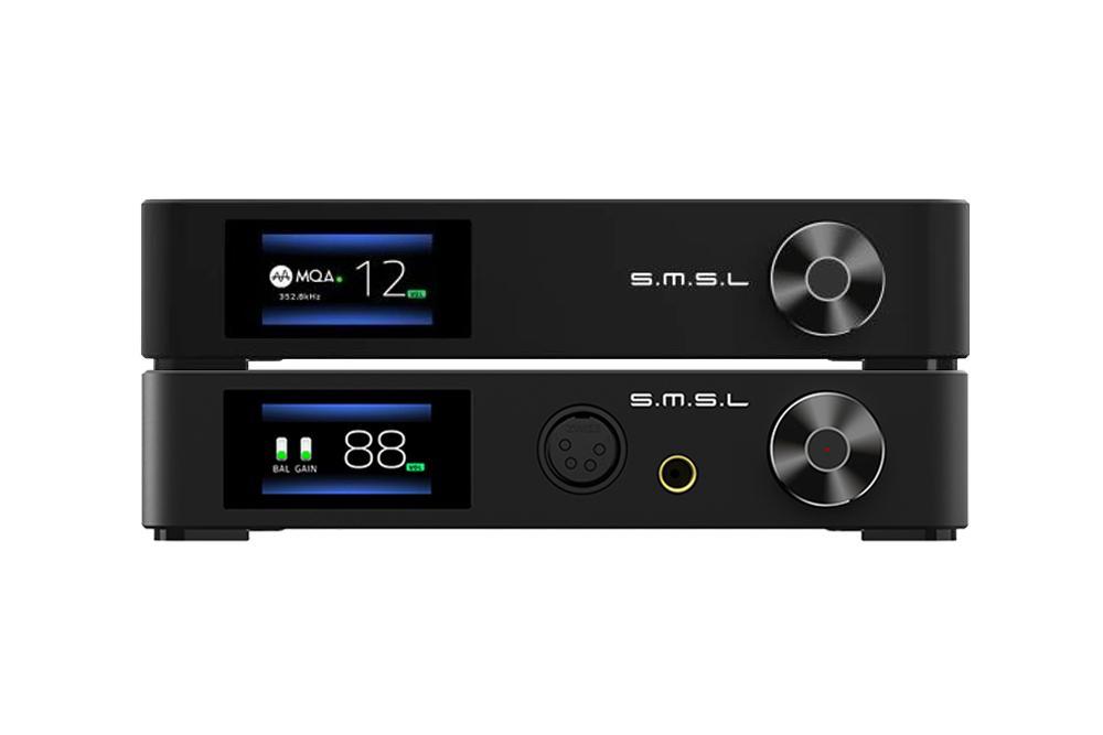 SMSL M400 MQA DAC+ SP400 Headphone Amplifier + XLR Cable Stack