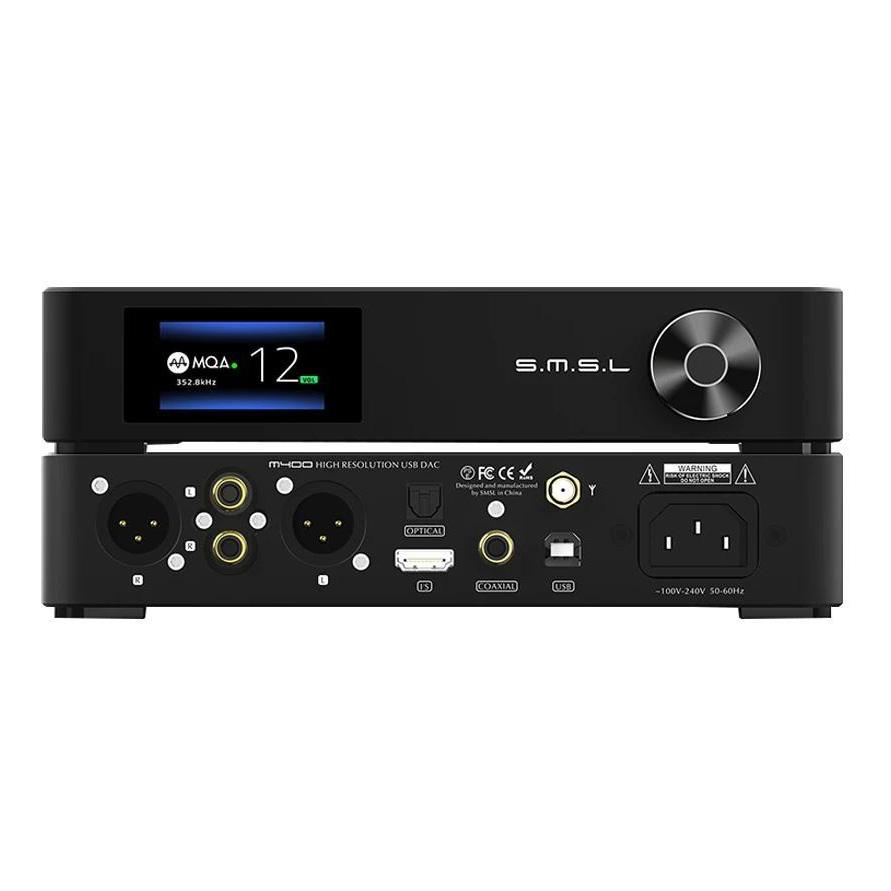 SMSL M400 MQA DAC+ SP400 Headphone Amplifier + XLR Cable Stack HiFiGo 