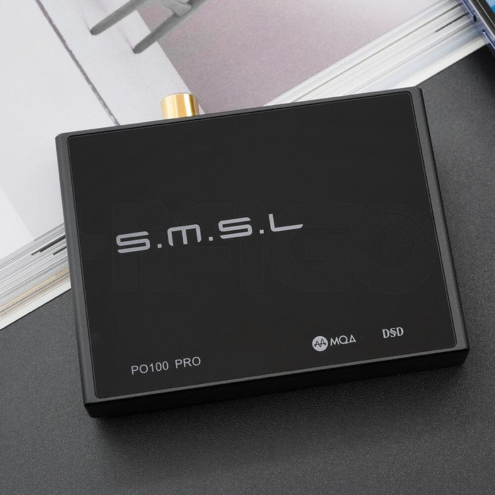 SMSL PO100 PRO MQA DDC XMOS XU316 Digital to Analog Audio Converter Type-C  USB Input IIS/Optical/Coaxial Output Mini Portable USB Interface Converter