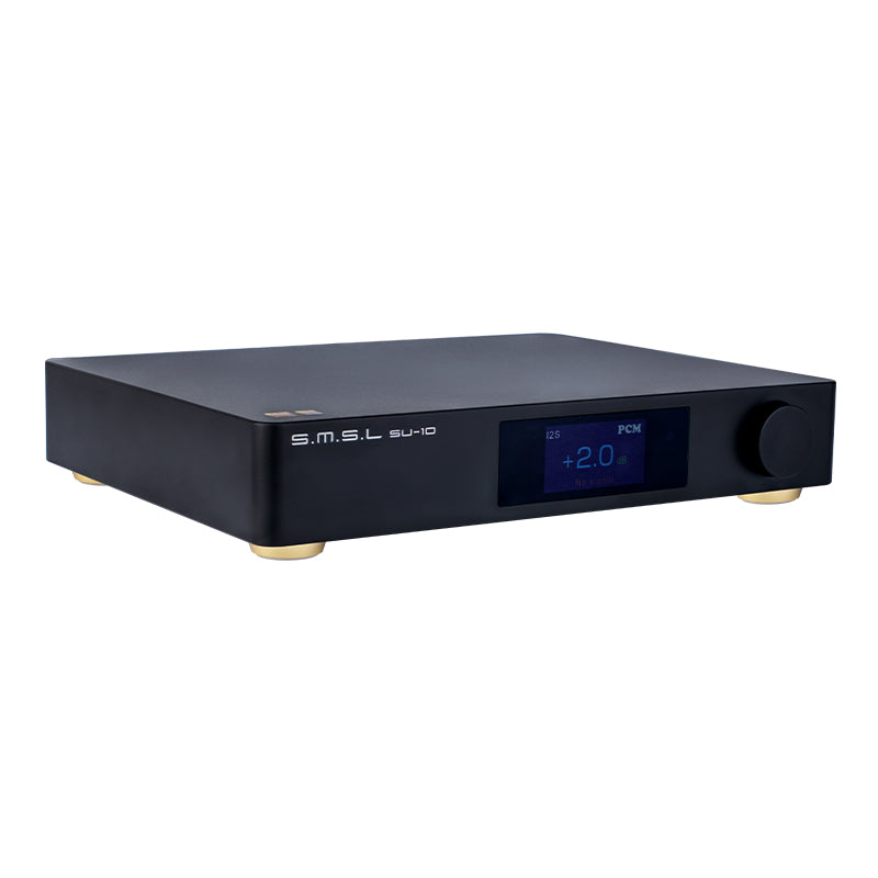 SMSL SU-10 Dual ES9038PRO Chip Support MQA-CD JAS Hi-Res Audio DAC HiFiGo 