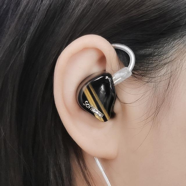 SoftEars CERBERUS 1DD+4BA+2EST Hybrid Drivers HiFi In-Ear Earphone Earphone HiFiGo 