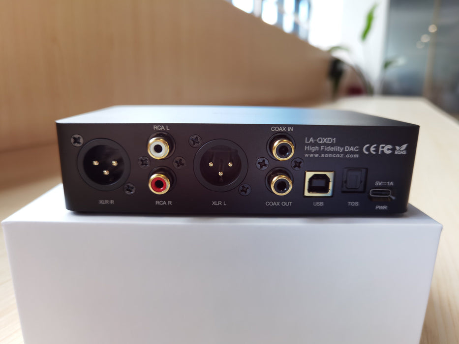 SONCOZ LA-QXD1 Balanced DAC + RCA/XLR cables HiFiGo 