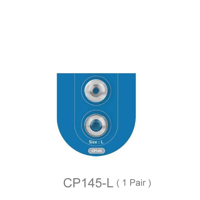 SpinFit CP145 Patented Silicone Eartip 4.5mm Nozzle Dia for DUNU HiFiGo CP145-L 1Pair 