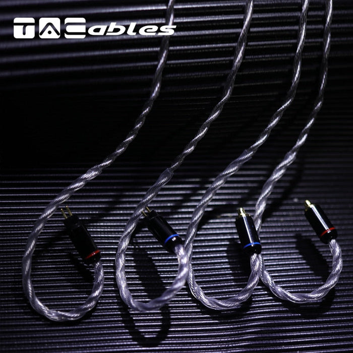 TACables Obsidian Black Litz 5N Occ &amp Earphone Cable 2.5 3.5 4.4 - 0.78 MMCX QDC A2DC Earphone Cable HiFiGo 