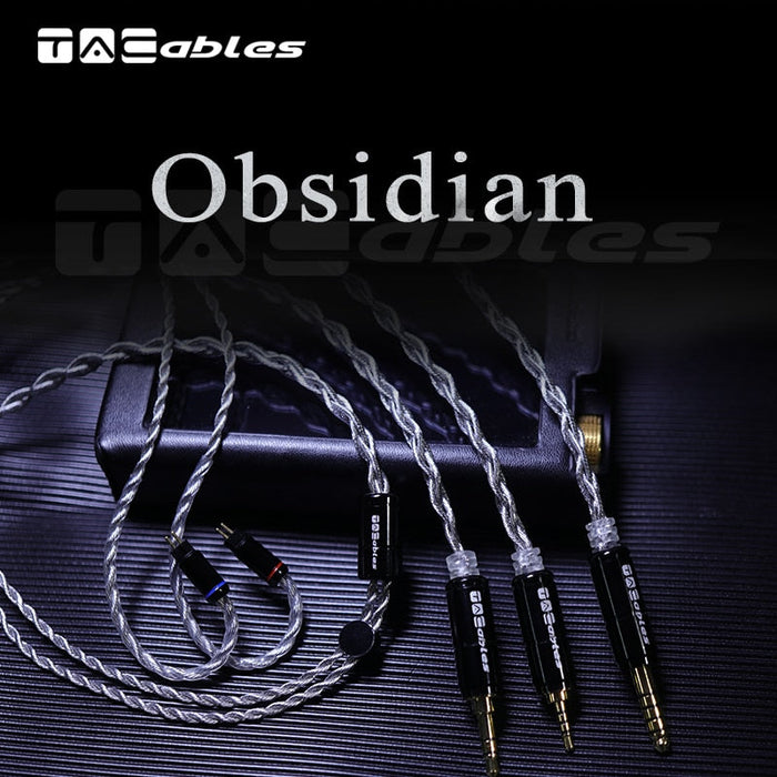 TACables Obsidian Black Litz 5N Occ & Earphone Cable 2.5 3.5 