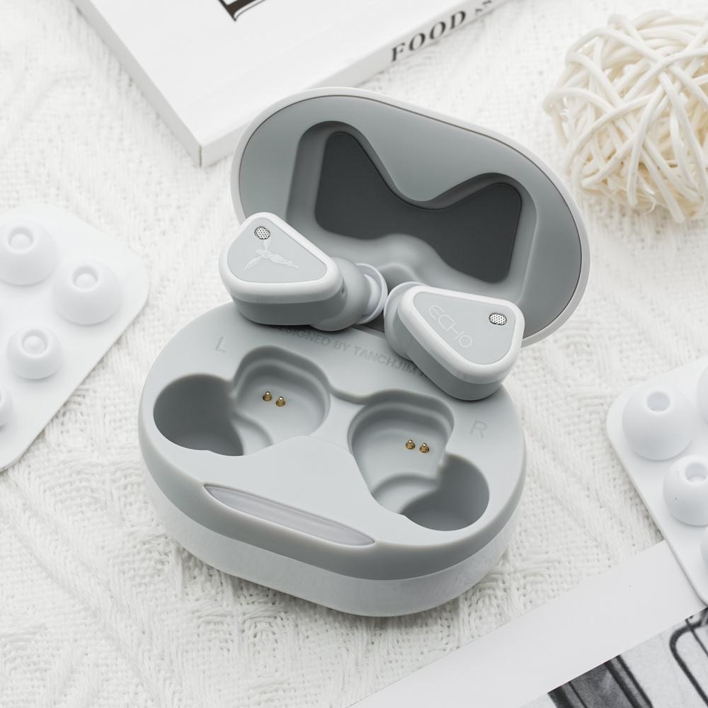 TANCHJIM ECHO TWS Bluetooth 5.2 10mm Beryllium Dynamic Driver In-ear Earbuds Earphone HiFiGo 