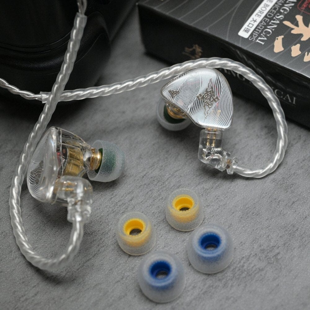 TANGZU Tang Sancai Wide Bore Version Silicone Eartips HiFiGo 