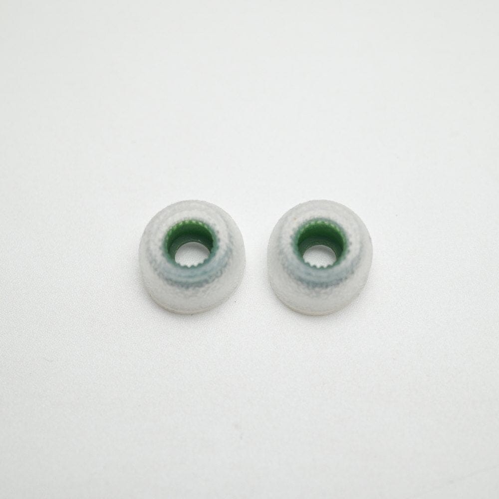 TANGZU Tang Sancai Wide Bore Version Silicone Eartips HiFiGo Green-M(3 Pairs) 