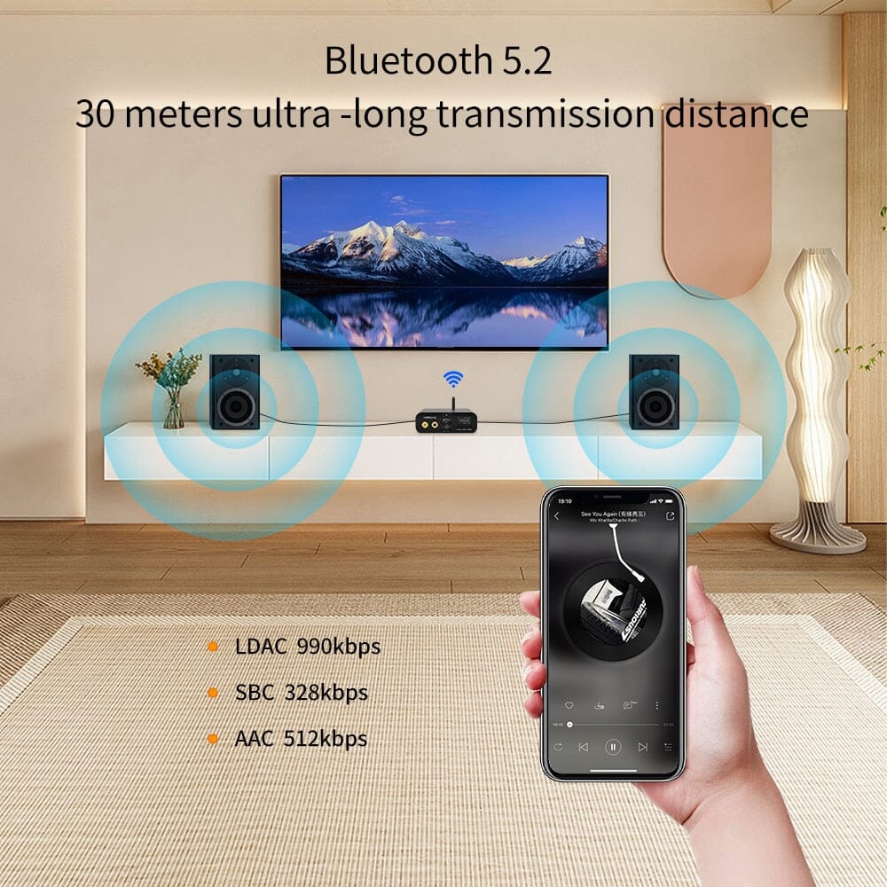 TempoTec March III - M3 Desktop USB DAC & Bluetooth Audio DAC Receiver HiFiGo 