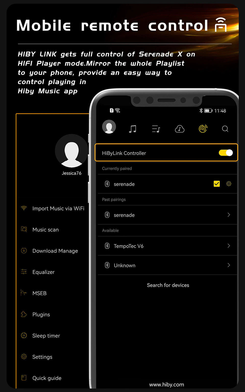 Tempotec Serenade X Desktop HiFi Spieler DAP USB DAC HiFiGo 