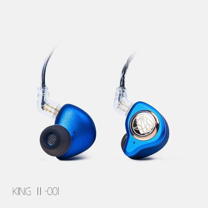 TFZ KING II HiFi In-ear Monitor Earphone Dynamic Graphene Driver Earphone HiFiGo Blue 