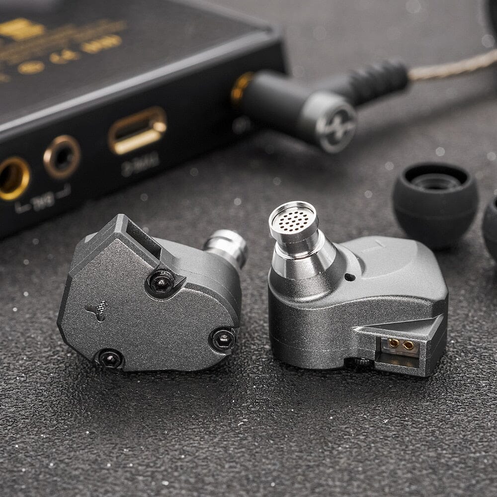 TinHiFi C2 Mech Warrior Newly Developed PU+LCP Composite Diaphragm In-Ear Monitors Earphone HiFiGo 