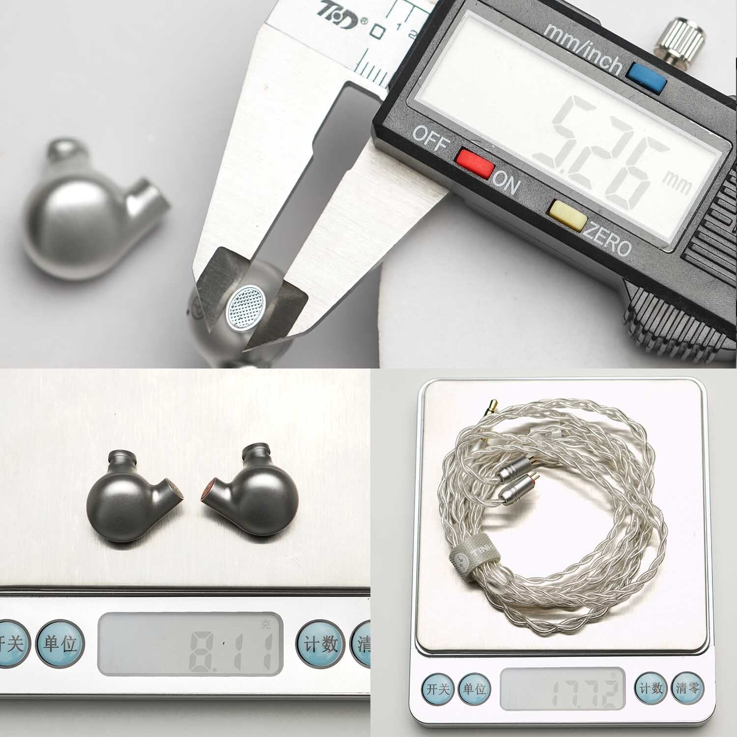 TINHIFI C5 10*10 Square Plate Diaphragm Customized BA Driver Earphone In-Ear Monitor Earphone HiFiGo 