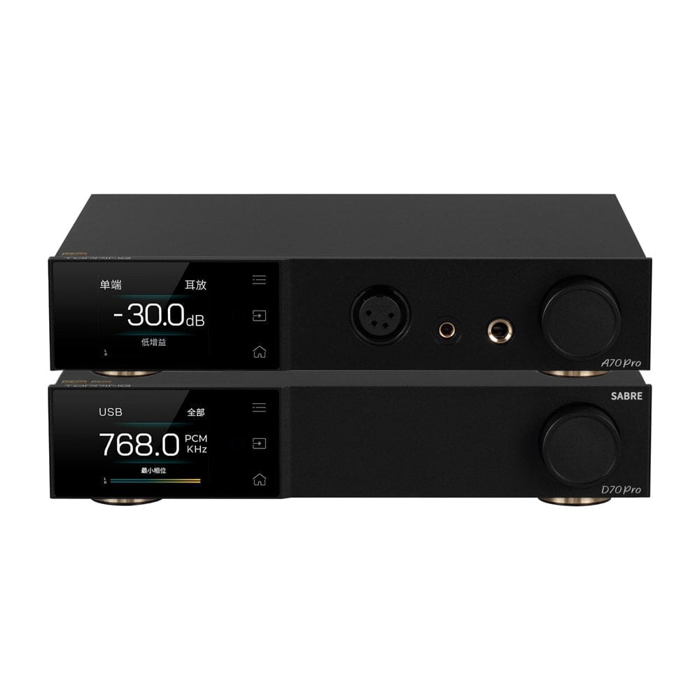 TOPPING A70Pro AMP + D70Pro SABRE DAC + XLR Cable Combo HiFiGo 