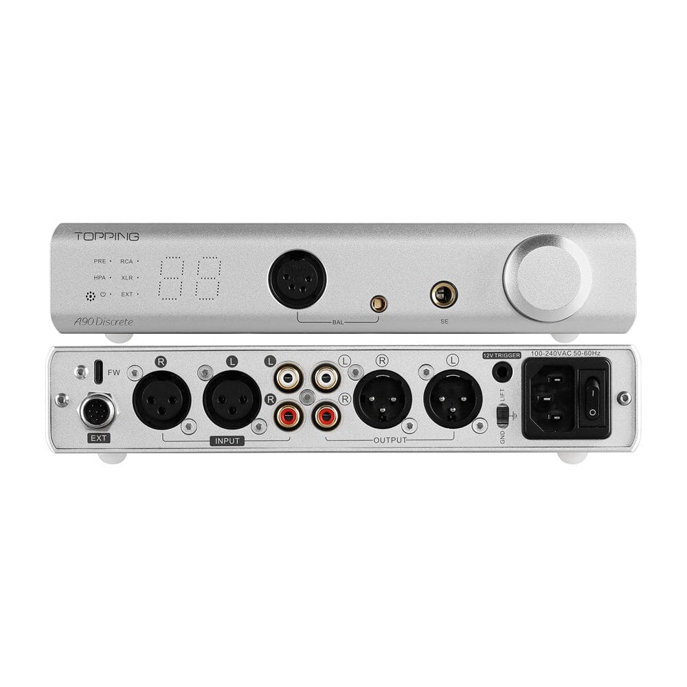 Topping A90 Discrete Balanced Headphone Amplifier & Pre-amplifier HiFiGo 