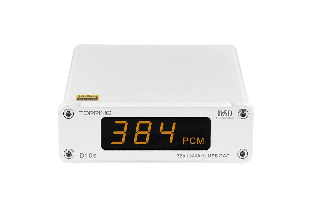 TOPPING D10S USB DAC ES9038Q2M PCM384 DSD256 Audio Decoder DAC Decoder HiFiGo 