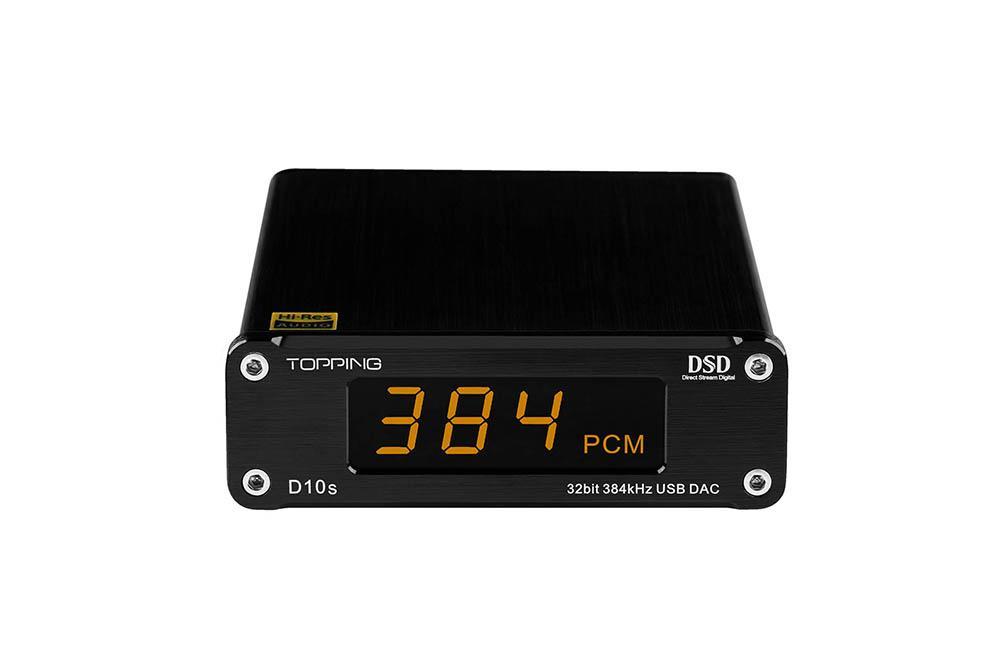 TOPPING D10S USB DAC ES9038Q2M PCM384 DSD256 Audio Decoder DAC Decoder HiFiGo 