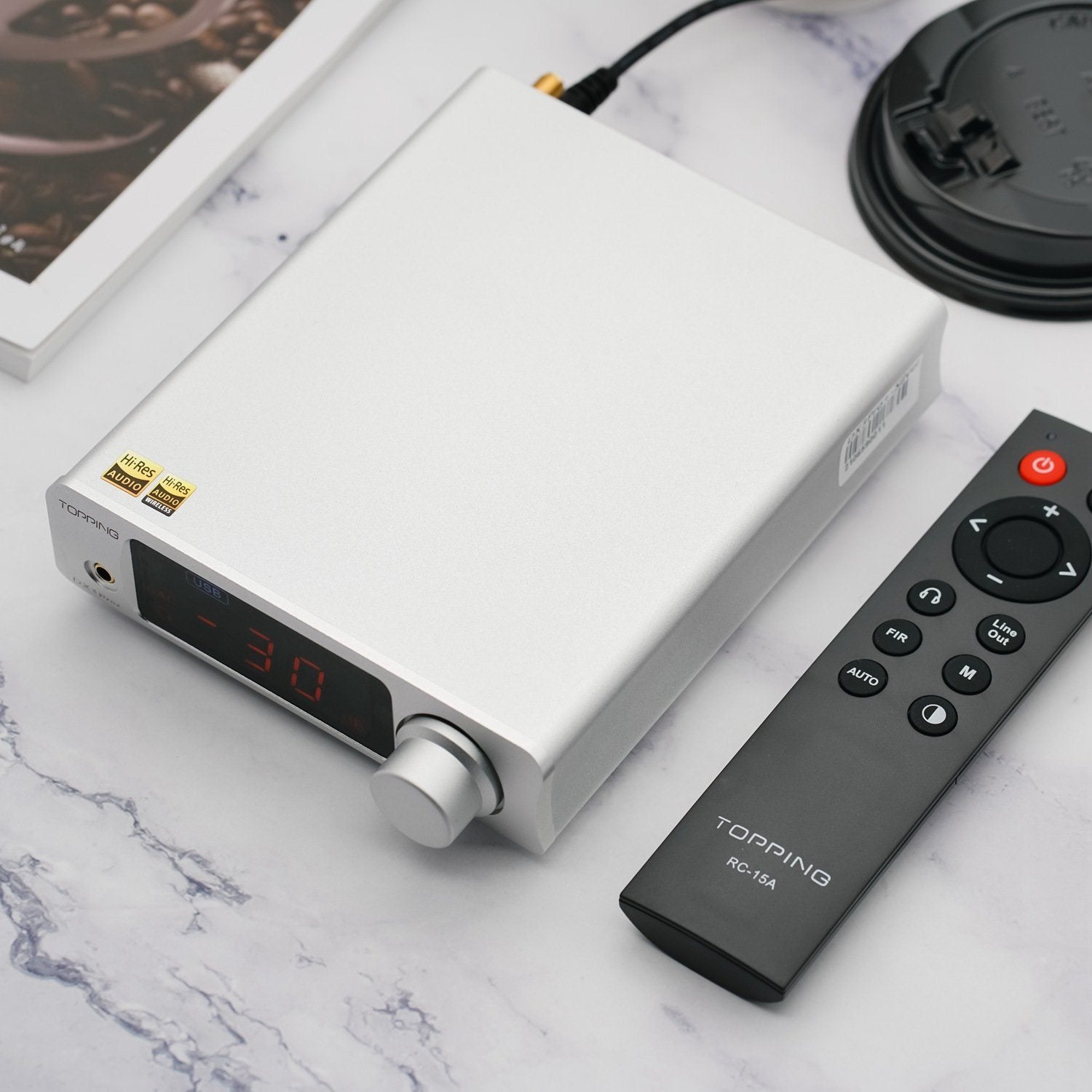 TOPPING DX3pro+ Bluetooth 5.0 DAC & Headphone Amplifier Pre Amplifier HiFiGo 