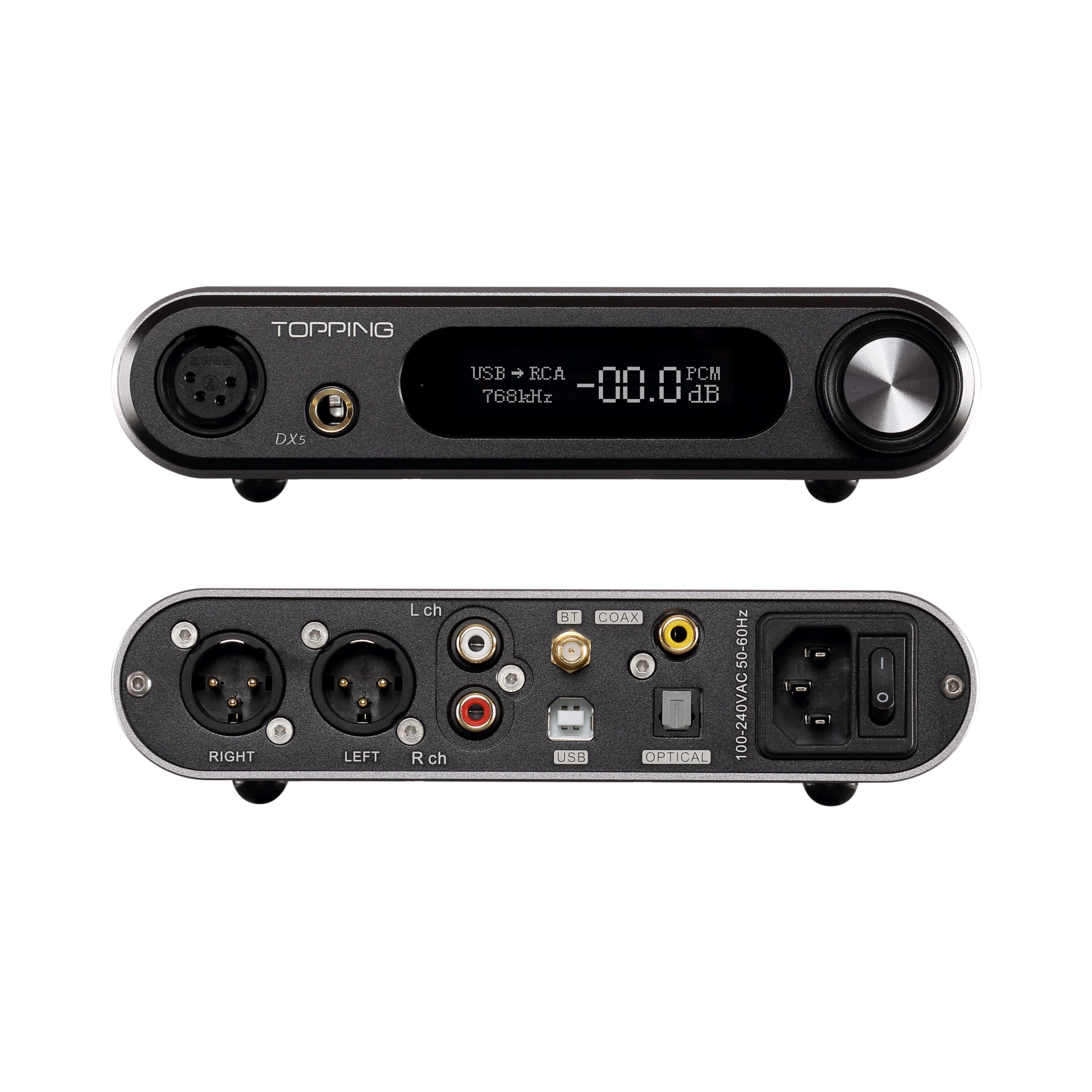 TOPPING DX5 Dual ES9068AS MQA Desktop DAC TOPPING DX5 Dual ES9068AS MQA Desktop DAC
