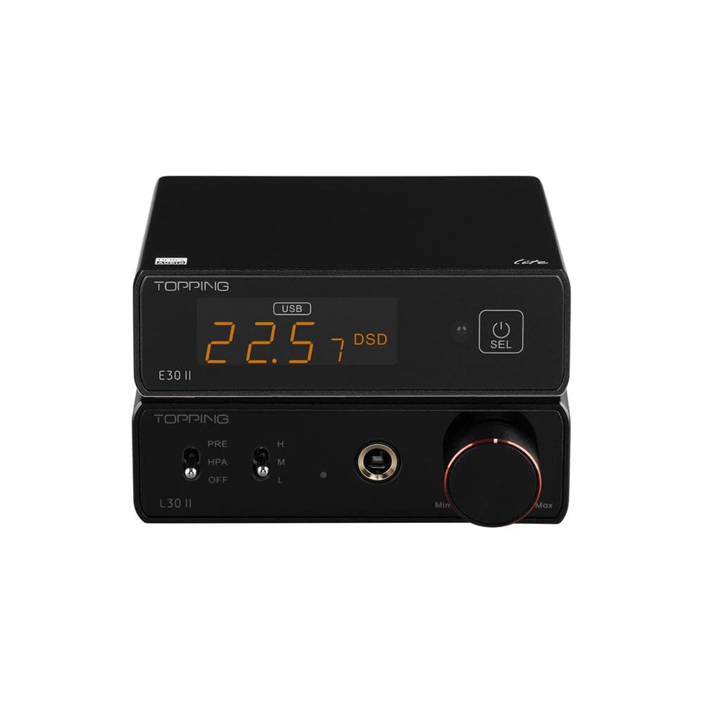 TOPPING E30 II Lite DAC + L30 II AMP + Gift RCA Cable Combo HiFiGo 