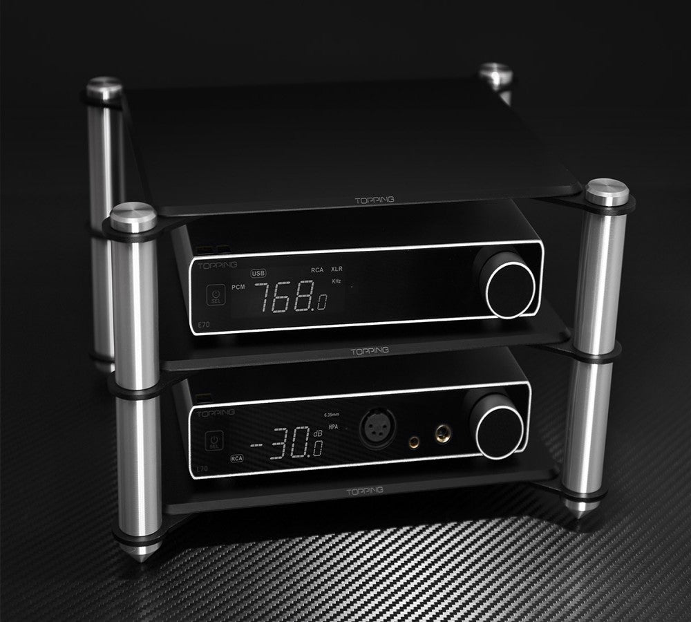 TOPPING E70 DAC+ L70 AMP + XLR Cable Stack Headphone AMP DAC HiFiGo 