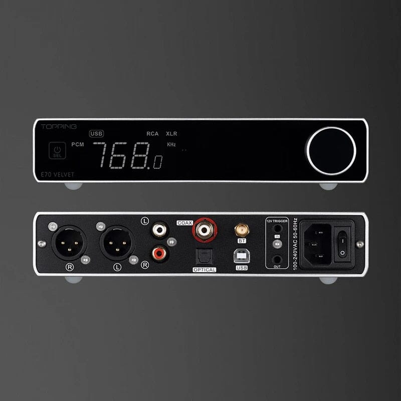 TOPPING E70 Velvet DAC + PA7 / PA7 Plus AMP + XLR Cable Combo HiFiGo 