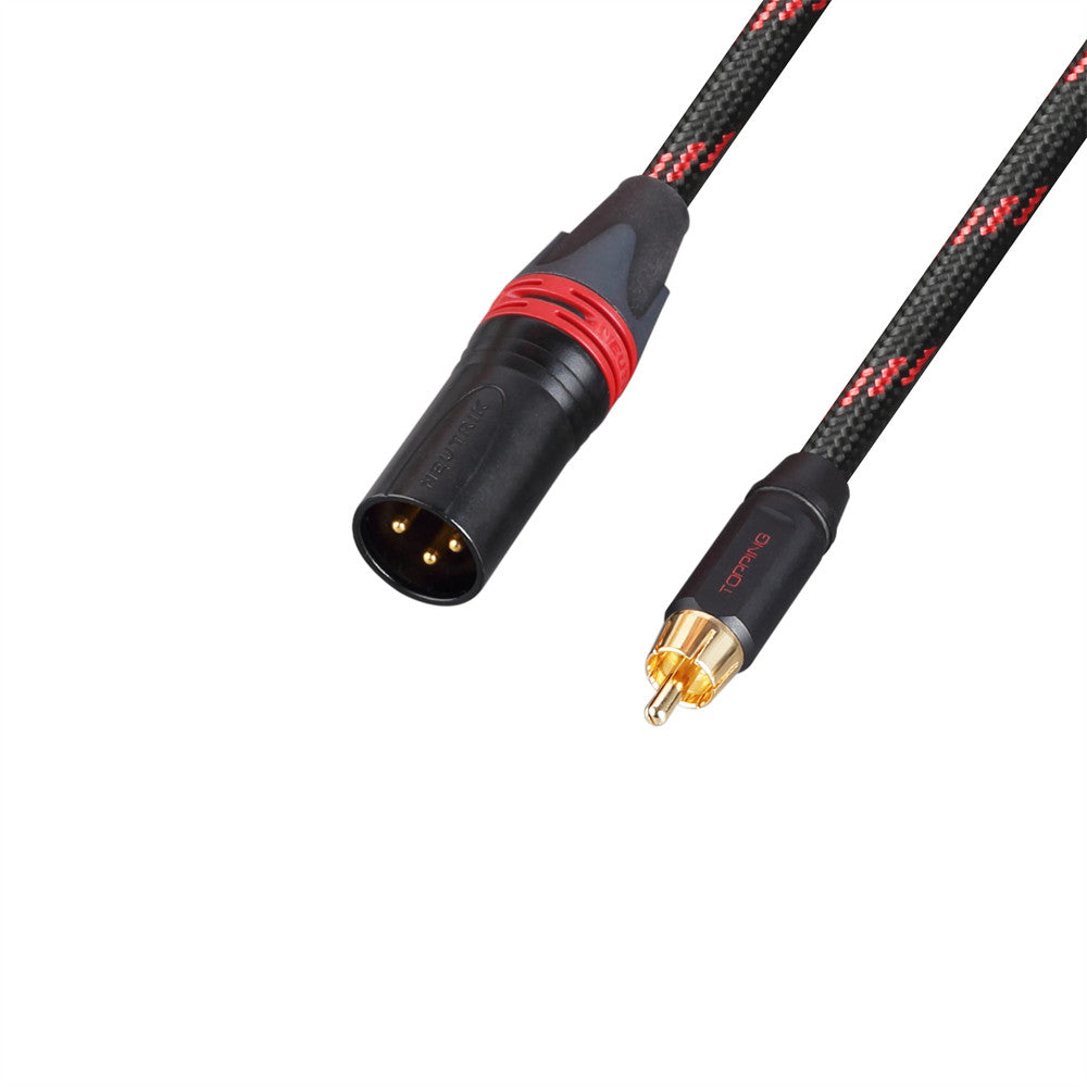 TOPPING TCRX1 Fever Audio Cable Double Lotus RCA To Double Canon XLR Male Cable HiFiGo 