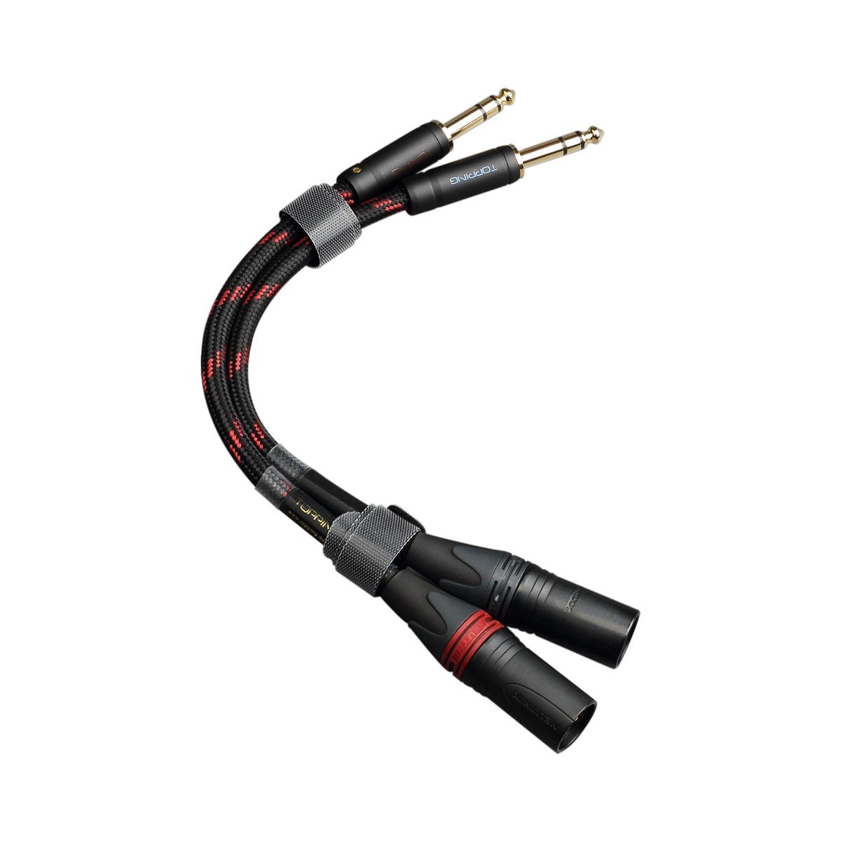 TOPPING TCT2 3-Pin Male XLR to 6.35mm TRS Balanced Copper Cable