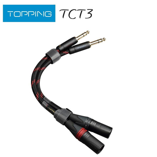 TOPPING TCT3 HIFI Audio Big Three Core XLR Female Head Balance Cable HiFiGo 