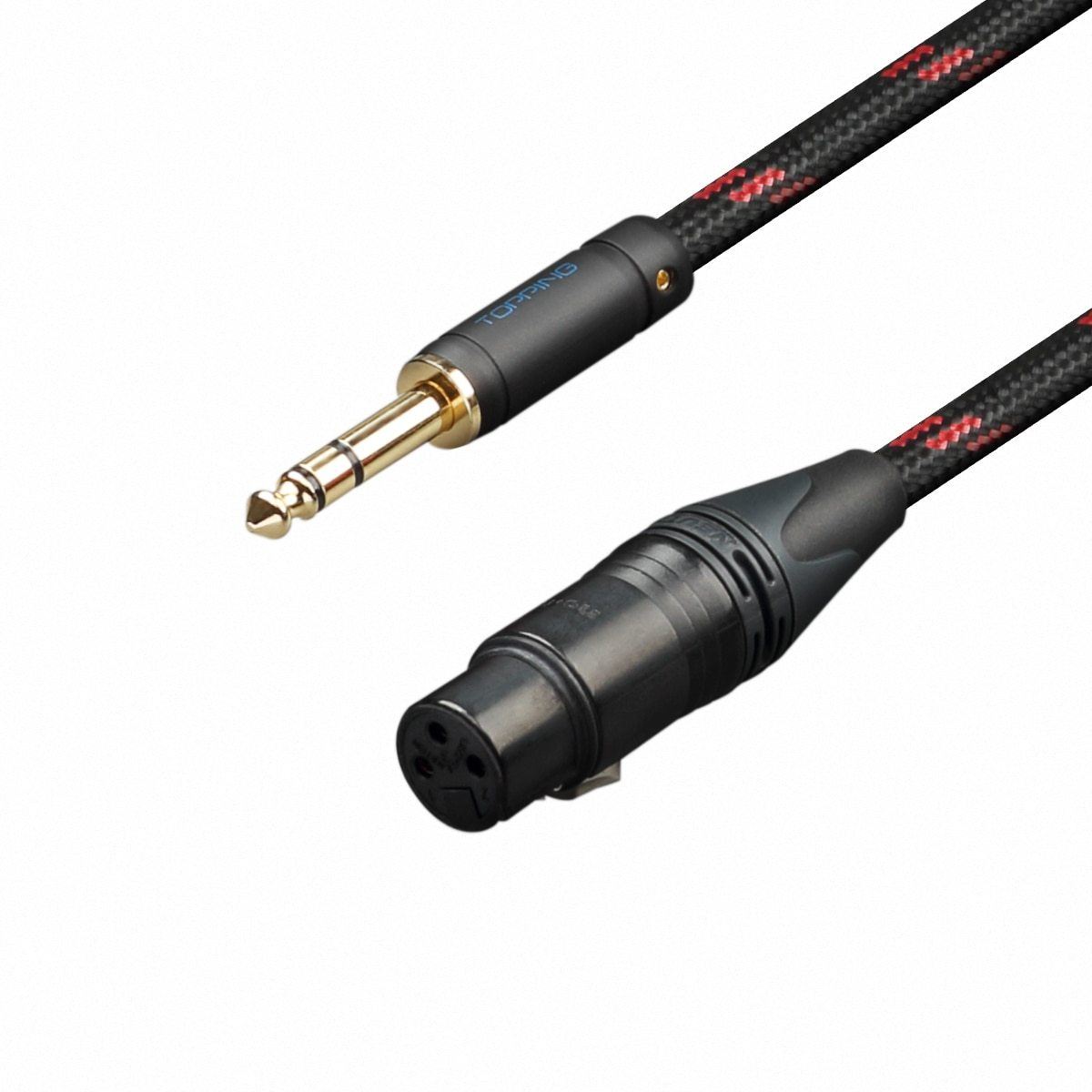TOPPING TCT3 HIFI Audio Big Three Core XLR Female Head Balance Cable HiFiGo 