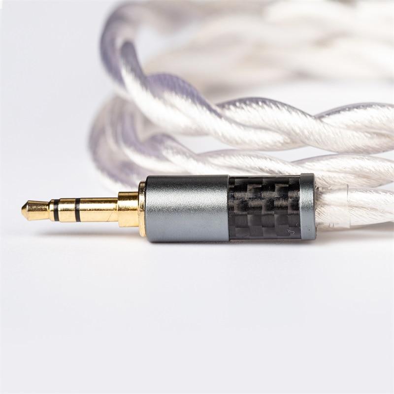 TRI 2 Core Grace-S 630 Srands High-end Earphone Silver Upgrade Cable HiFiGo 