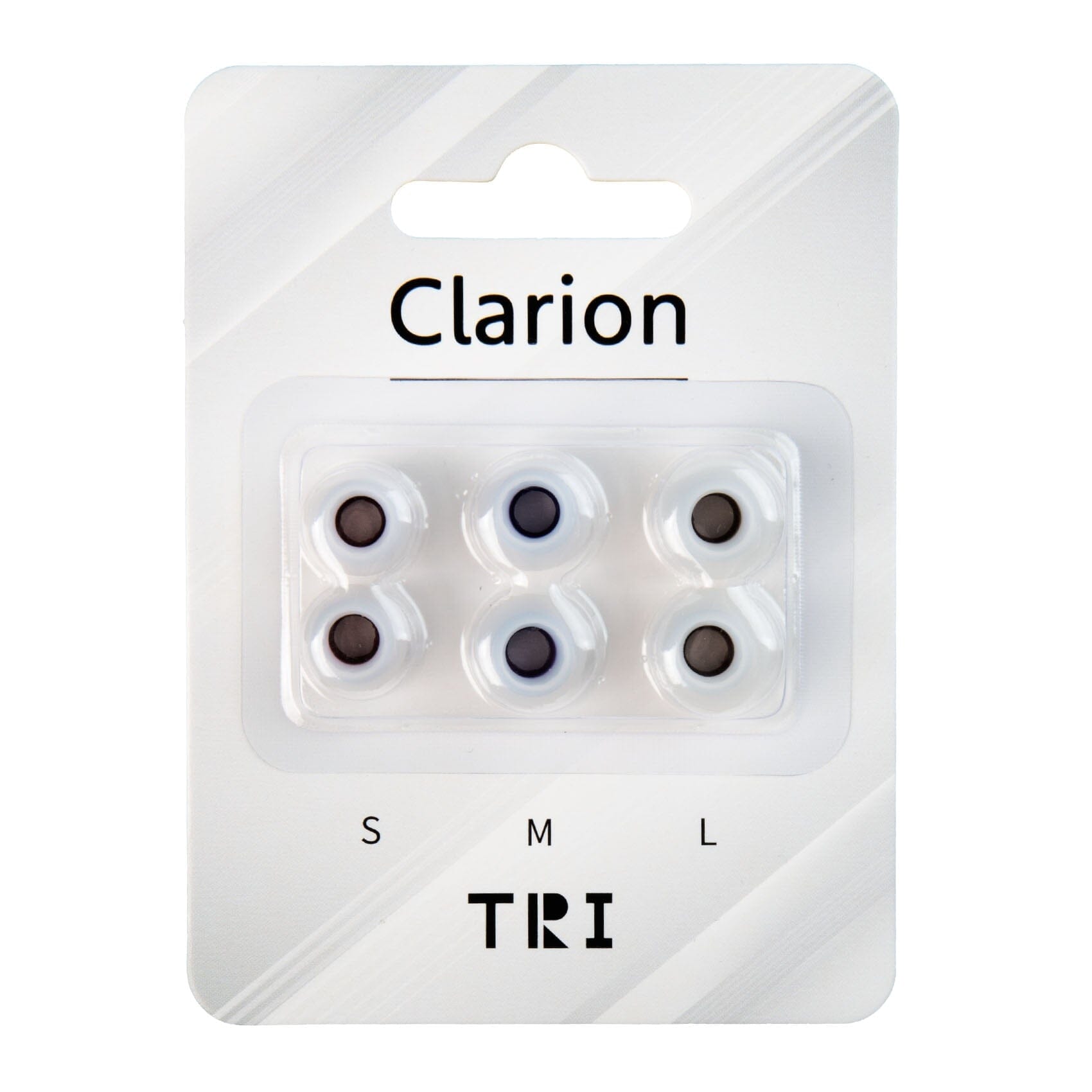 TRI Clarion Silicone Earphone Eartips 3 Pairs For Nozzle 4.5mm-6mm Eartips HiFiGo SML 