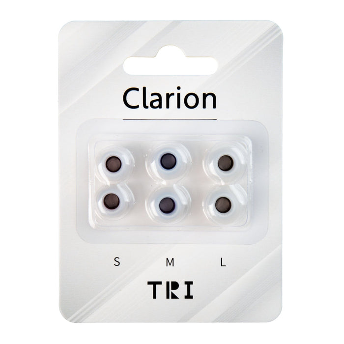 TRI Clarion Silicone Earphone Eartips 3 Pairs For Nozzle 4.5mm-6mm Eartips HiFiGo SML 