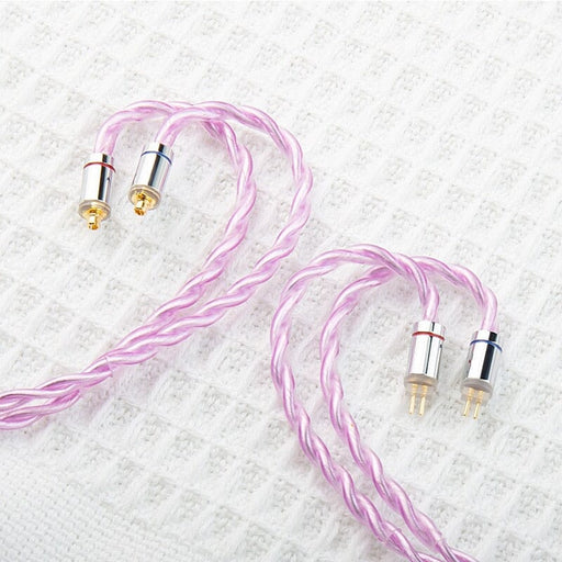 TRI TR10 5N OFC Mixed 4N Silver-Plated Detachable Plug Upgraded Earphones Cable Audio Cable HiFiGo 2-Pin 0.78 