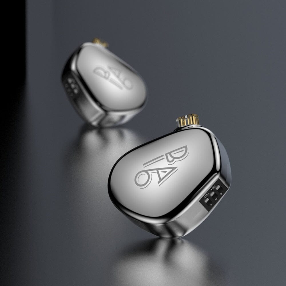 TRN BA16 Flagship 16-Driver Balanced Armature In-Ear Earphone HiFiGo TRN BA16 Siliver 