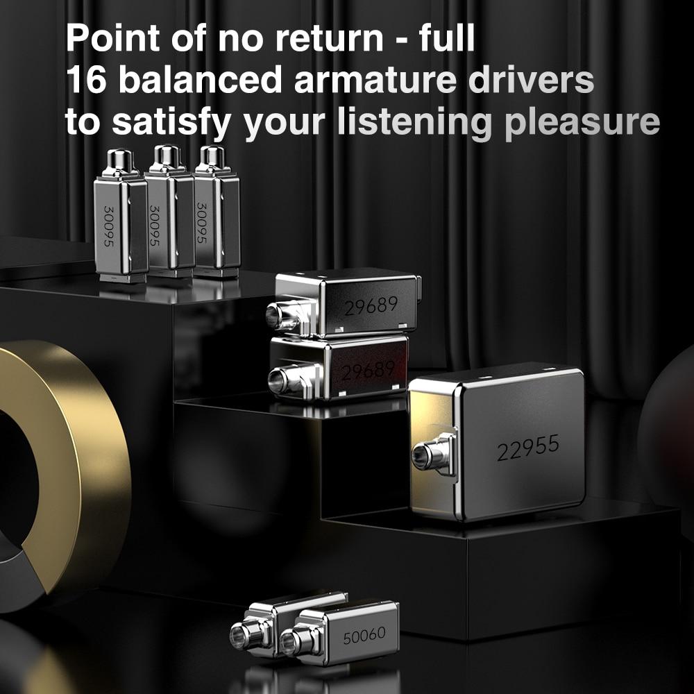 TRN BA8 16BA Driver Unit In Ear Earphone HiFiGo 