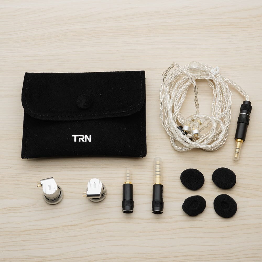 TRN EMX New Flagship Audiophile Dynamic Driver Flat Head Earphones HiFiGo 