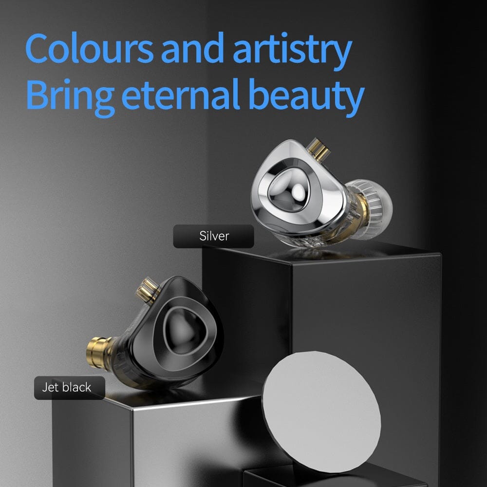 TRN MT4 High-Performance Dual Dynamic HiFi In-Ear Monitors Earphone HiFiGo 