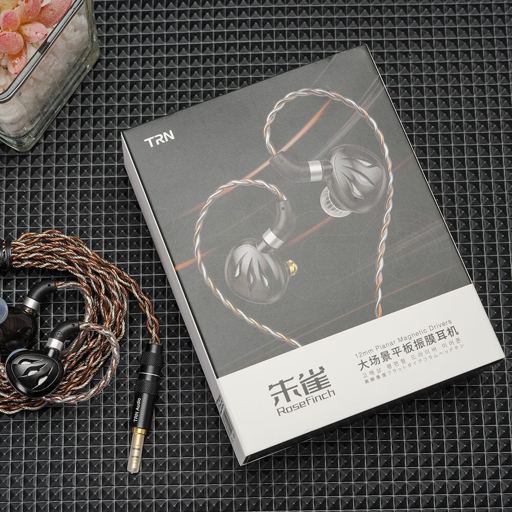 TRN Rosefinch 12 mm Planar Magnetic Driver In-Ear Monitors Earphone HiFiGo 
