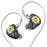 TRN ST1 PRO In-Ear Monitors 1DD + 1BA Hybrid Driver Wired Earphone HiFiGo Black No Mic 