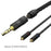TRN T2 Pro 16 Core Earphones Silver Plated Earphone Cable 0.75 0.78 MMCX / 2Pin-S - 2.5 3.5 4.4 Earphone Cable HiFiGo 3.5MM MMCX Black