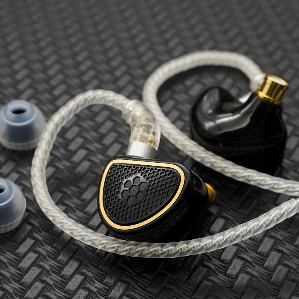 TRN Xuanwu 10mm Square Planar Driver + 1BA Hybrid In-Ear Monitors IEMs Earphone HiFiGo 