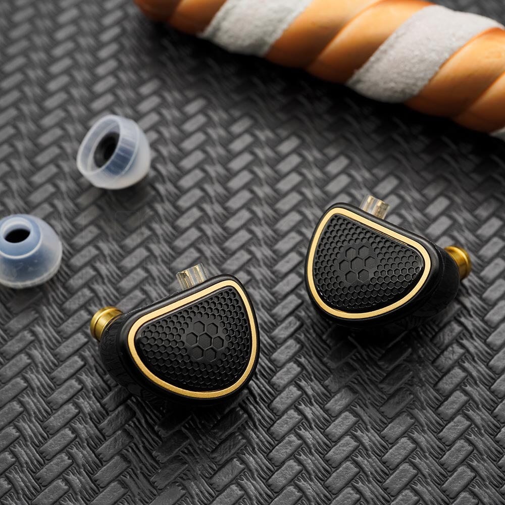 TRN Xuanwu 10mm Square Planar Driver + 1BA Hybrid In-Ear Monitors IEMs Earphone HiFiGo 