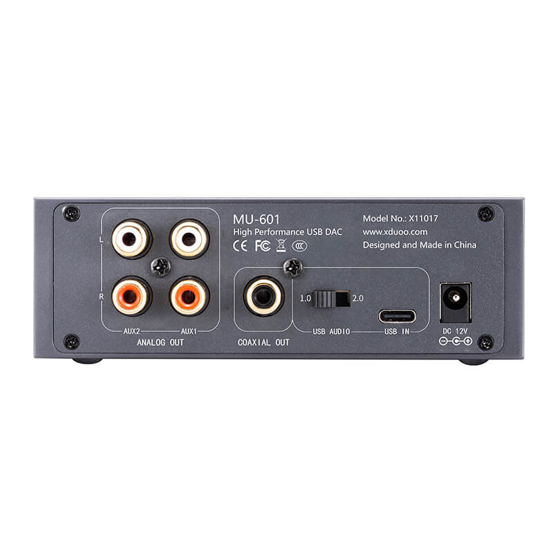 xDuoo MU-601 ES9018K2M PCM384kHz DSD256 Hi-Res DAC HiFiGo 