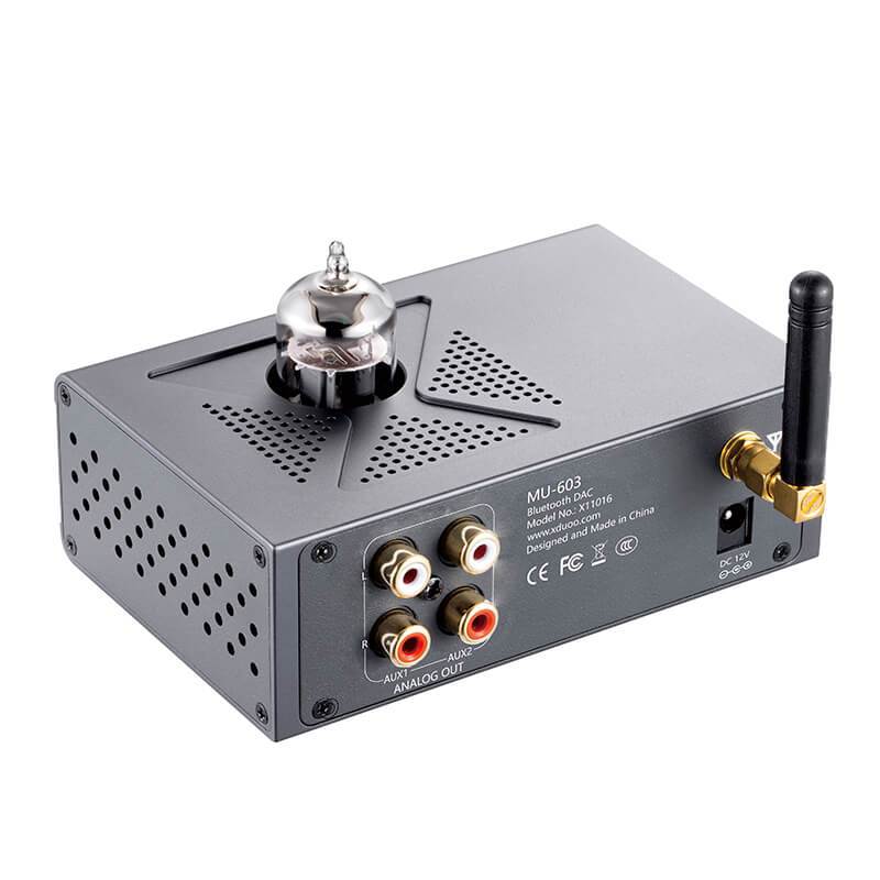 xDuoo MU-603 DAC Tube Preamplifier Bluetooth 5.1 Pre-amp HiFiGo 